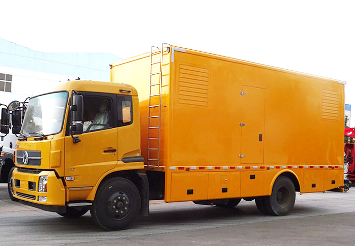 又能夠向其他消防車(chē)和滅火噴射配備供水300kw電源車(chē)
